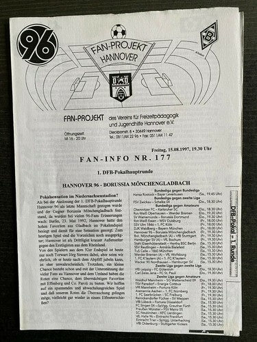 Dfb pokal hannover - 96,
