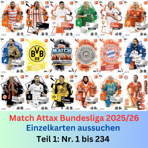 Topps match attax 26 - topps, 25/26